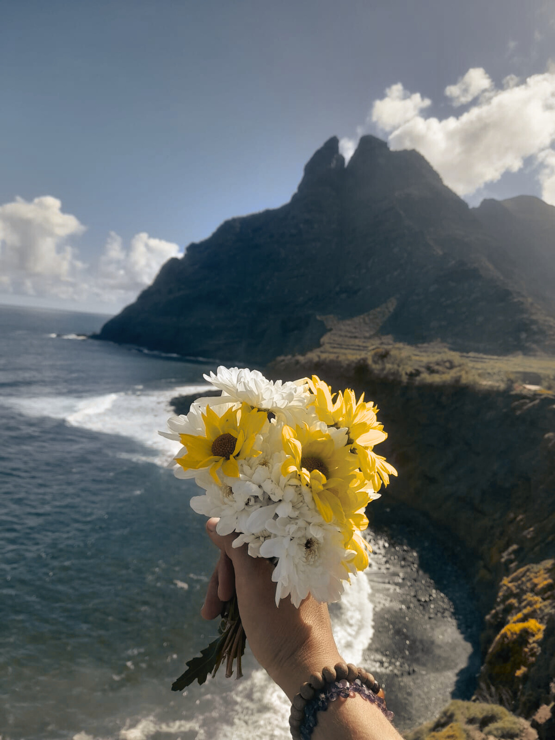 Fiori raccolti durante il ritiro